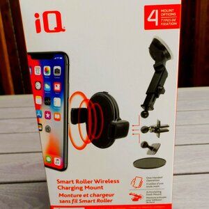 Smart roller wirelees charging mount- $10, NEW
